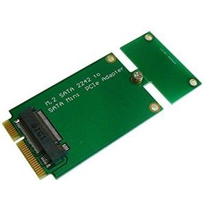 Kalea Informatique Adapter M2 (SATA) op MiniPCIe voor mPCIe Port, compatibel met Asus eeePC 900 900A 901