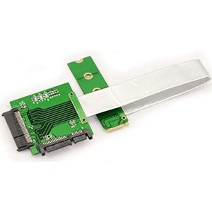 KALEA-INFORMATIE© - U2 (68Pin SFF-8639) naar M2 PCIe M Key converter - voor de montage van een U.2 SSD in plaats van een M.2 Gen 3.0 NVMe SSD - halfhard gepantserd tafelkleed 20 cm