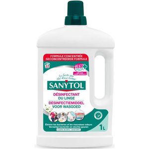 SANYTOL desinfectiemiddel voor wasgoed met witte bloemen - 1L - Antibacterieel