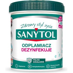 Sanytol Desinfecterend vlekkenverwijderingspoeder voor witte en gekleurde stoffen 450g