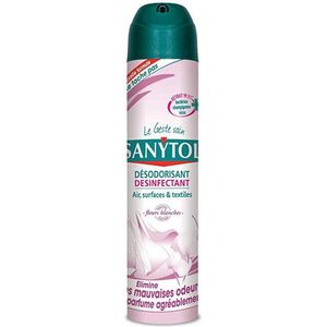 Sanytol Desinfecterende luchtverfrisser - Witte Bloemen- 300ml - Antibacterieel