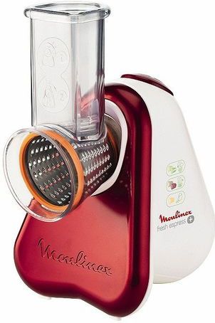 Moulinex - Fresh Express DJ756G - Snij- en Raspapparaat - Rood - 150W - 5-in-1