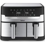 Tefal Dual Easy Fry & Grill EY905D - Heteluchtfriteuse XXL - RVS - 2700W - 8,3L