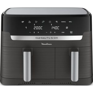 Moulinex Dual Easy Fry EZ905B20 - Dubbele Airfryer - 8,3L