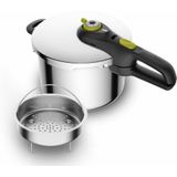 Tefal - Secure5 NEO - Snelkookpan - 6 Liter - Roestvrij Staal