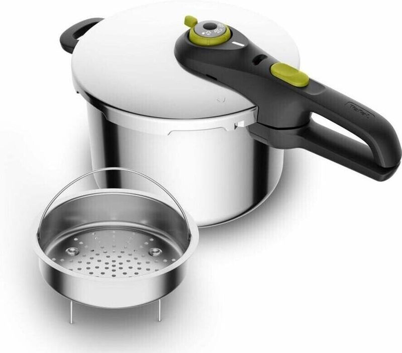 Tefal - Secure5 NEO - Snelkookpan - 6 Liter - Roestvrij Staal