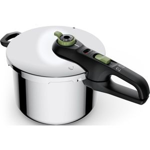 Tefal - Secure 5 Trendy - Snelkookpan - Zilver - RVS - 8L