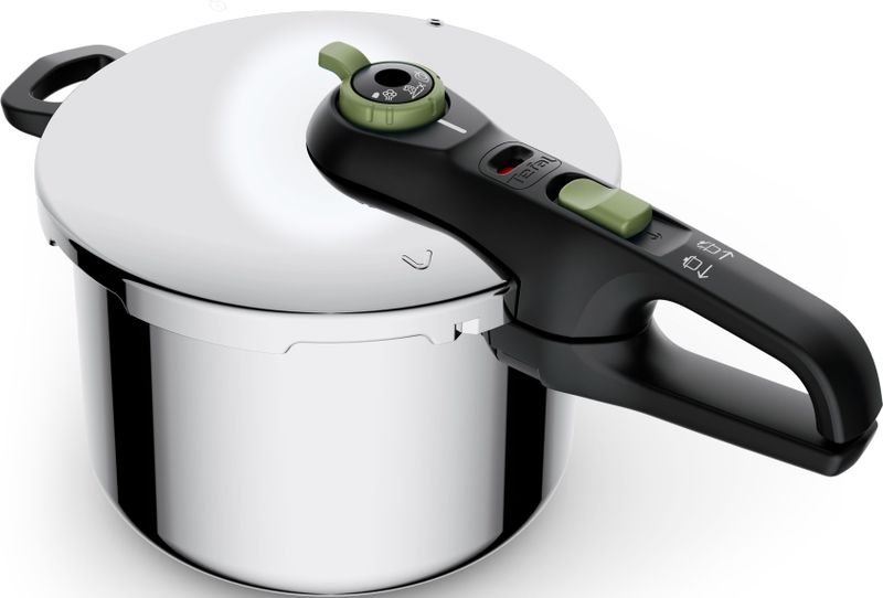 Tefal - Secure 5 Trendy - Snelkookpan - Zilver - RVS - 8L