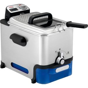Tefal FR8040 Oleoclean Pro Inox & Design Fritteuse Edelstahl/Schwarz
