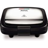 Tefal Croc Time SM193D - Tosti ijzer - Anti-aanbaklaag - 700 W - RVS