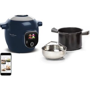 Moulinex Cookeo+ CE851410 - Intelligente Hogedruk Multicooker - 6 programma's - 6L - Blauw