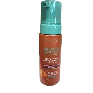 Bourjois Paris Fabulous Bronzing Mousse Instant Tan Lightweight Face & Body All Day weer 150ml