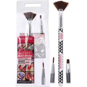 Bourjois Multi-Brush Nail Art Set  voor vrouwen - 3 pct Set Fan Brush &meer