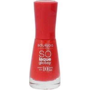 Bourjois - So Laque Glossy - Nagellak - 02 Prepp Hibiscus - Intense Kleur en Langdurige Glans
