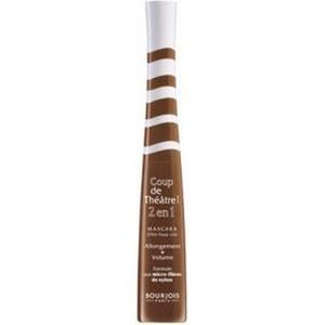 Bourjois - Coup de Theatre 2-1 - Mascara - Zwart - Nylon Micro-Fibers voor Extra Lengte en Volume