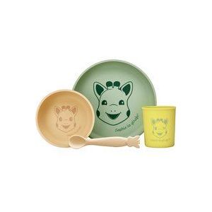 Sophie de Giraffe - Siliconen Maaltijdset - 6+ maanden - 4 delig