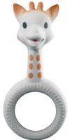 Sophie de giraf So'Pure Bijtring - Bijtspeeltje - Bijtspeelgoed - Babyspeelgoed - 100% Natuurlijk rubber - 13.5x6.4x5.2 cm - Beige/Bruin