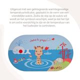 Sophie de Giraf - Thermometer Badmat - Multi/Blauw - Kunststof