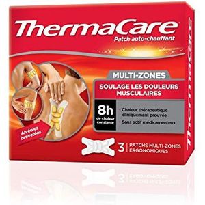 Thermacare - Kp Zelfwarmend Multizone 3 - Pijnverlichting - 8 Uur Warmte