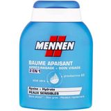 MENNEN - Baume Apaisant 2-en-1 Homme Après-Rasage + Soin Visage pour Peaux Sensibles - 100 ml