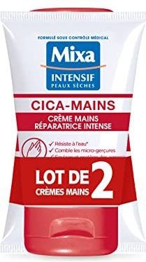 Mixa Cica-Mains Handcrème, Intens, 2 x 50 ml