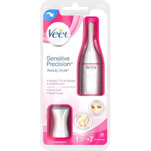 Veet Sensitive Precision Beauty Styler elektrisch scheerapparaat voor dames, badpak, wenkbrauwen, Franse verpakking