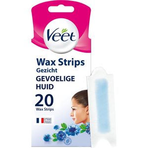 Veet - Ontharingsstrips - Gezicht - Gevoelige Huid - 20 stuks