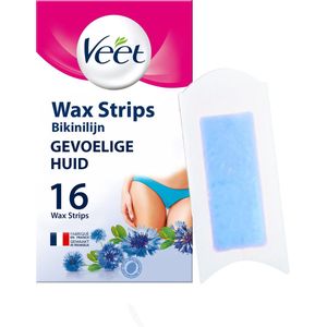 Veet Ontharingstrips gevoelige huid bikini 2x8st