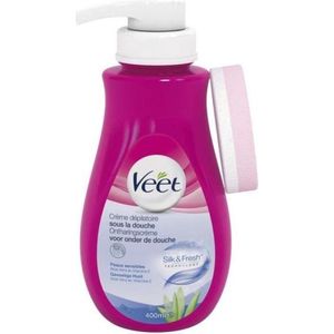 Veet - Ontharingscrème onder de douche, gevoelige huid - 400ml