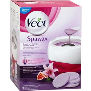 Veet - Kit SpaWax - Elektrische Cireverwarmers - 6 Recharges - Epileren met Warme Cire