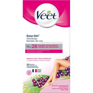 Veet Ontharingstrips koud body normale huid 20 stuks