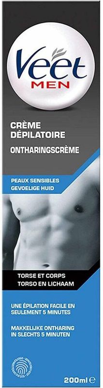 Veet - Ontharingscreme - Man - Gevoelige Huid - 200 ml
