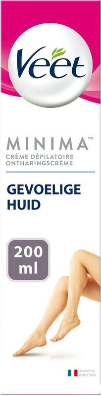 Veet - Minima Ontharingscrème - Gevoelige Huid - 200 ml