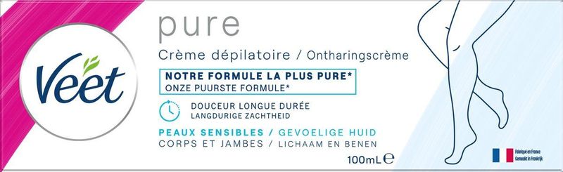 Veet - Minima Ontharingscrème - Gevoelige Huid - 100 ml