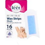 Veet Ontharingsstrips - Oksels - Hypoallergene Minima - 16 stuks