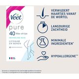 Veet - Ontharingsstrips - Benen & Lichaam - Hypoallergene Minima - 40 stuks