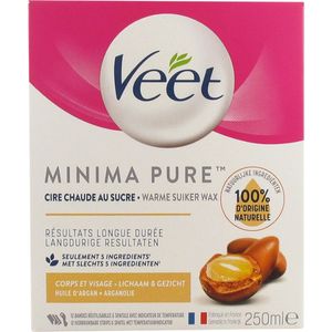 Veet - Warme Wax - Orientaalse Ontharings Wax - Minima - Arganolie - 250 ml