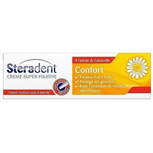 STERADENT - Crème Fixative Confort - Tube van 40 g - Met Kamille