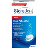 Steradent Kunstgebit Reiniger - Triple Action Plus - 90 stuks