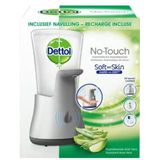 Dettol No-Touch Zeepdispenser Zilver Aloe Vera + Navulling (250 ml)