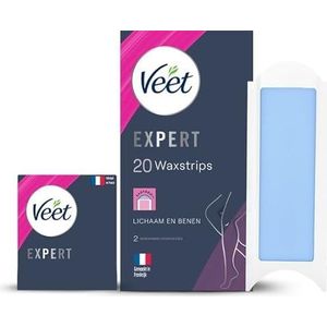 Veet Expert Ontharingsstrips - Lichaam & benen - Normale huid - 20 stuks