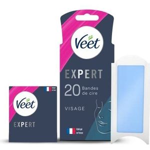 Veet Expert Ontharingsstrips - Gezicht - Gevoelige huid - 20 stuks