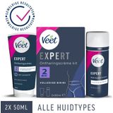 Veet Expert Volledige Bikini Ontharingscrème kit - Alle huidtypes - 200ml