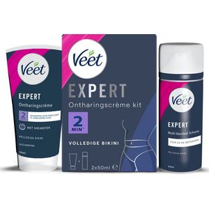 Veet Expert Volledige Bikini Ontharingscrème kit - Alle huidtypes - 200ml