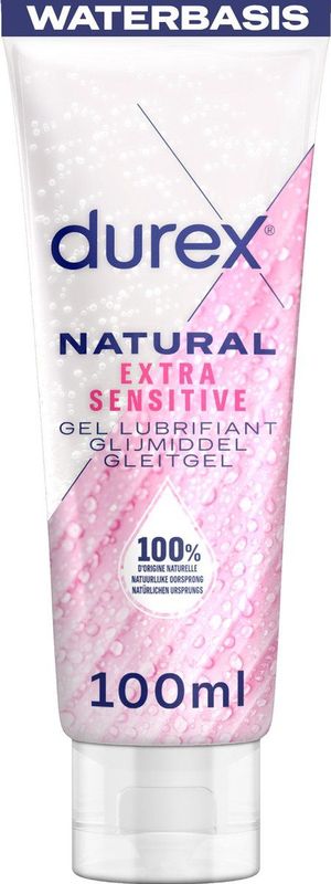 Durex Glijmiddel Natural - Extra Sensitive  - 100% natuurlijk - 100ml