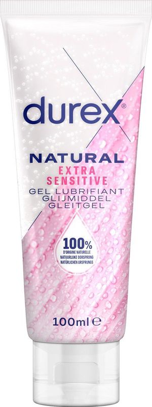 Durex Glijmiddel Natural - Extra Sensitive  - 100% natuurlijk - 100ml