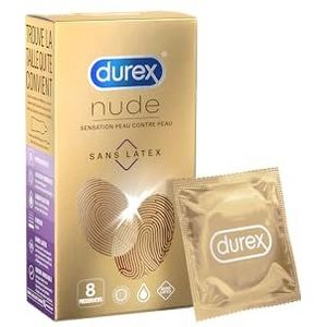 Durex Condooms 8st Nude Latexvrij