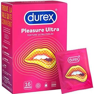 Durex Condooms - Pleasure - 16 Stuks - Maxi Pack