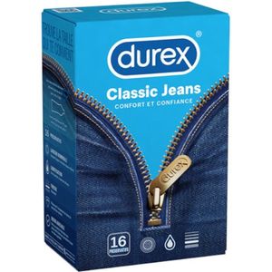 Durex Condooms - Classic Jeans - 16 Stuks - Maxi Pack