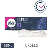 Veet Expert ontharingscrème voor oksels, met koepel, werkt in 2 minuten, 100 ml